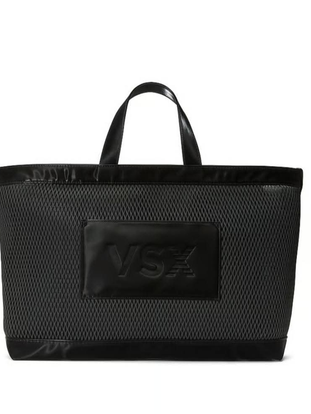 VSX Black Mesh Weekender Tote